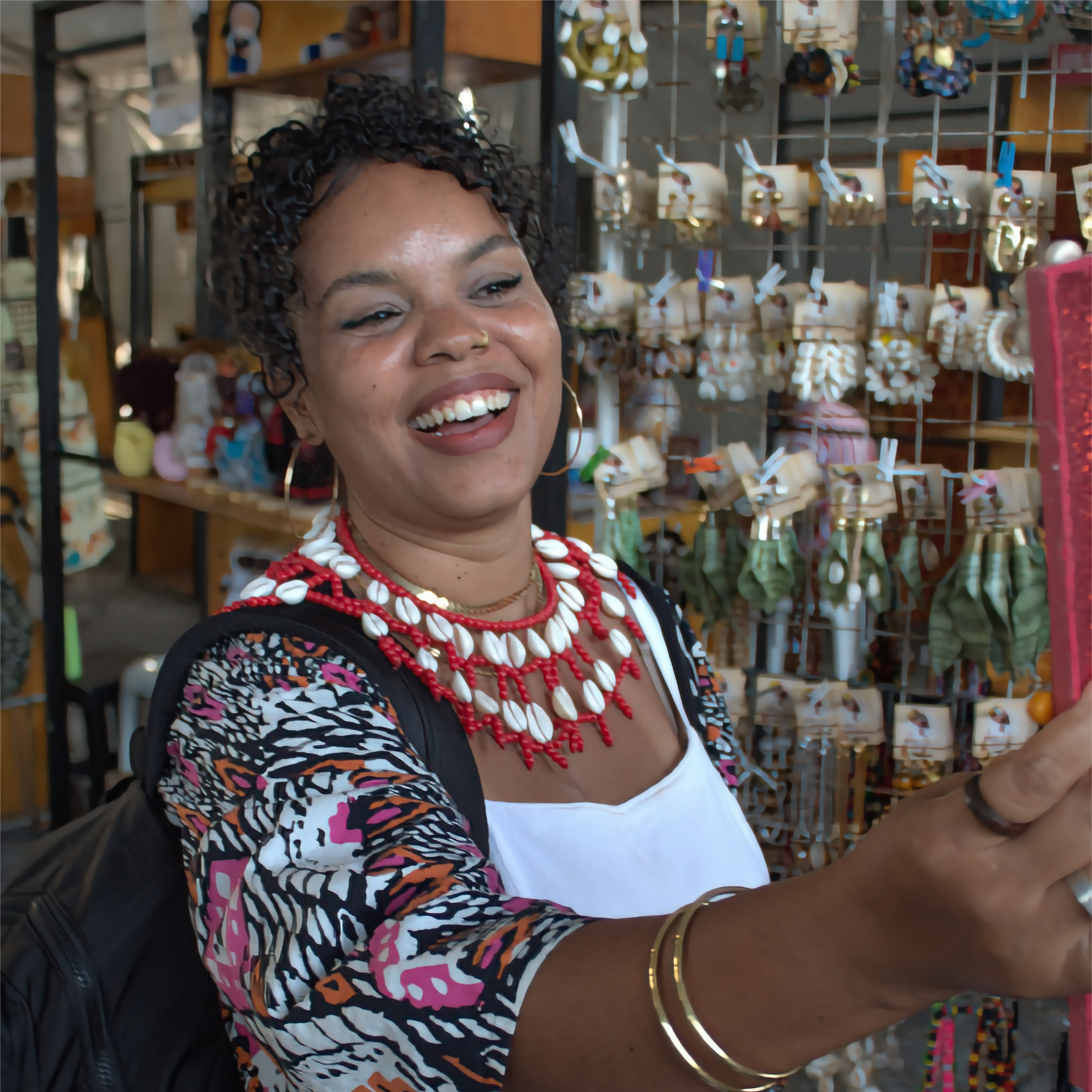 Foto da criadora do Calendário Raízes do Sul